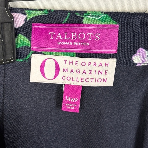 Talbots Women Knee Length Pencil Skirt Sz 14WP Romantic Dressy Preppy Spring - Picture 9 of 12